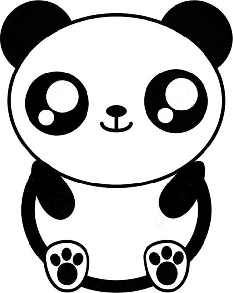 tiernos dibujos kawaii para colorear|dibujos kawaii de pandas.